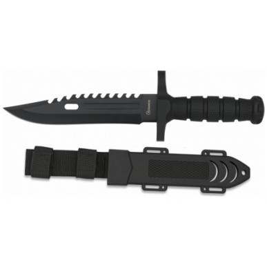 Albainox Tactical Μαχαίρι σε Μαύρο χρώμα