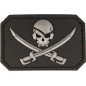 Mil-Tec Σήμα 3D PVC Skull Swords Black