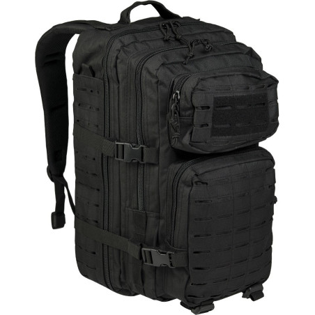 Mil-Tec US Laser Cut Assault Backpack Large black 36lt