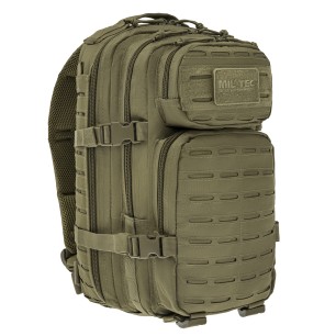 Mil-Tec US Laser Cut Assault Backpack Small olive 20lt