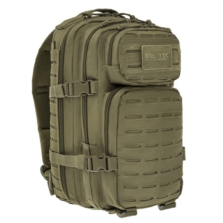 Mil-Tec US Laser Cut Assault Backpack Small olive 20lt