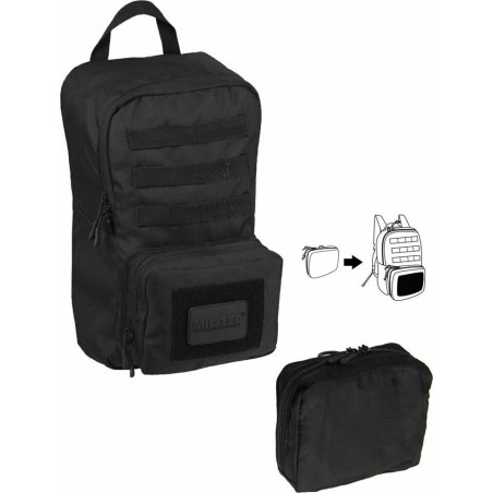 Mil-Tec US Ultra Compact Assault Στρατιωτικό Σακίδιο Πλάτης σε Μαύρο χρώμα 15lt