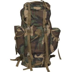 Mil-Tec German Import Large Rucksack Στρατιωτικό Σακίδιο Πλάτης Παραλλαγής Woodland 35lt