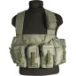 Mil-Tec Chest Rig με 6 Θήκες Χακί Mil-Tec Chest Rig με 6 Θήκες Χακί