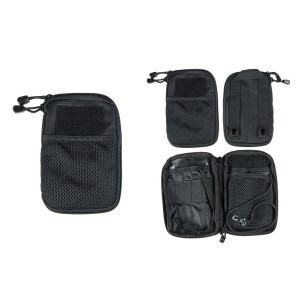 Mil-Tec Molle Belt Office Στρατιωτικό Τσαντάκι Ζώνης Μαύρο