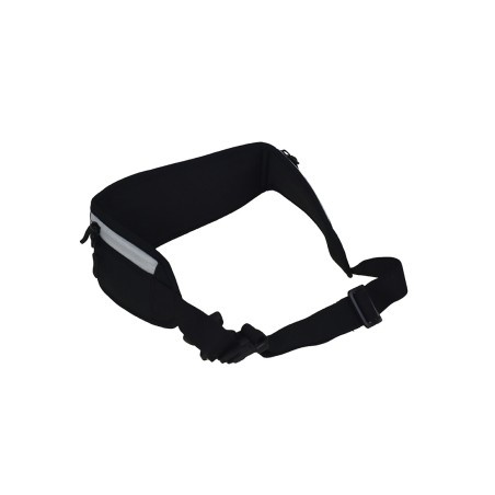 Colorlife Τσαντάκι μέσης χρημάτων ultra light 48x12 cm Νο 0028-03 γκρι φερμουάρ