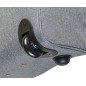 Βαλίτσα καμπίνας υφασμάτινη αναδιπλωμένη με δύο ρόδες 20", 55Χ36,5Χ20cm COLORLIFE 12339-11 γκρι