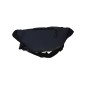 Colorlife Υφασμάτινο Τσαντάκι μέσης 35x14x9 cm Νο 9014-01 μαύρο