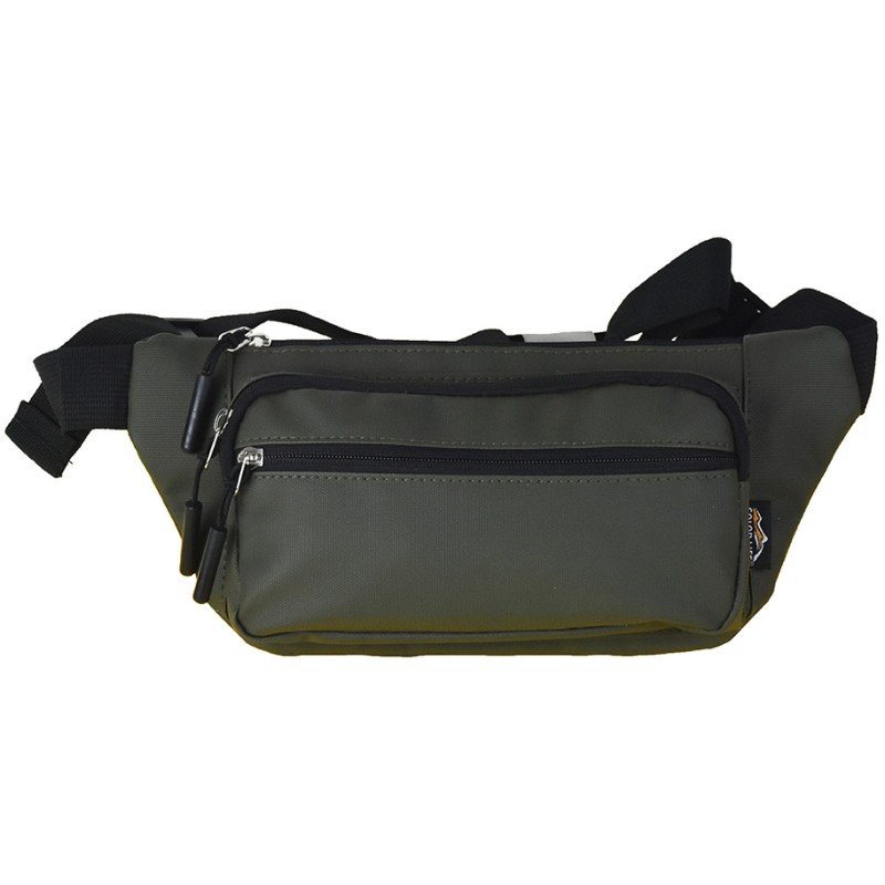 Colorlife Υφασμάτινο Τσαντάκι μέσης 31x14x6 cm Νο 7023-16 army green