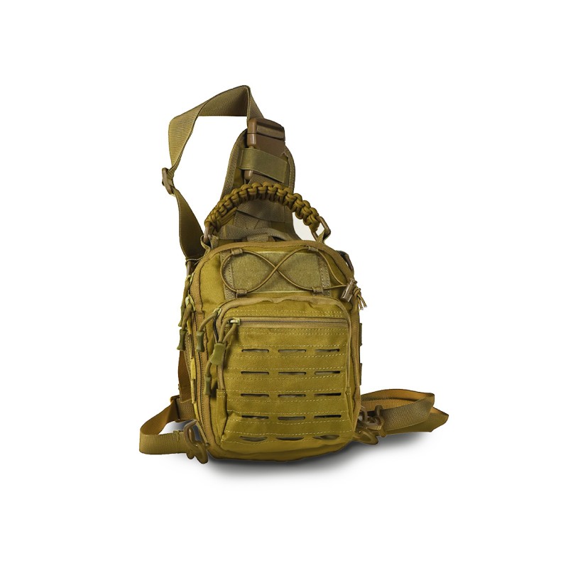 COMMANDER Υφασμάτινο Τσαντάκι στήθους 20x25x8 cm Νο 9001-08 coyote