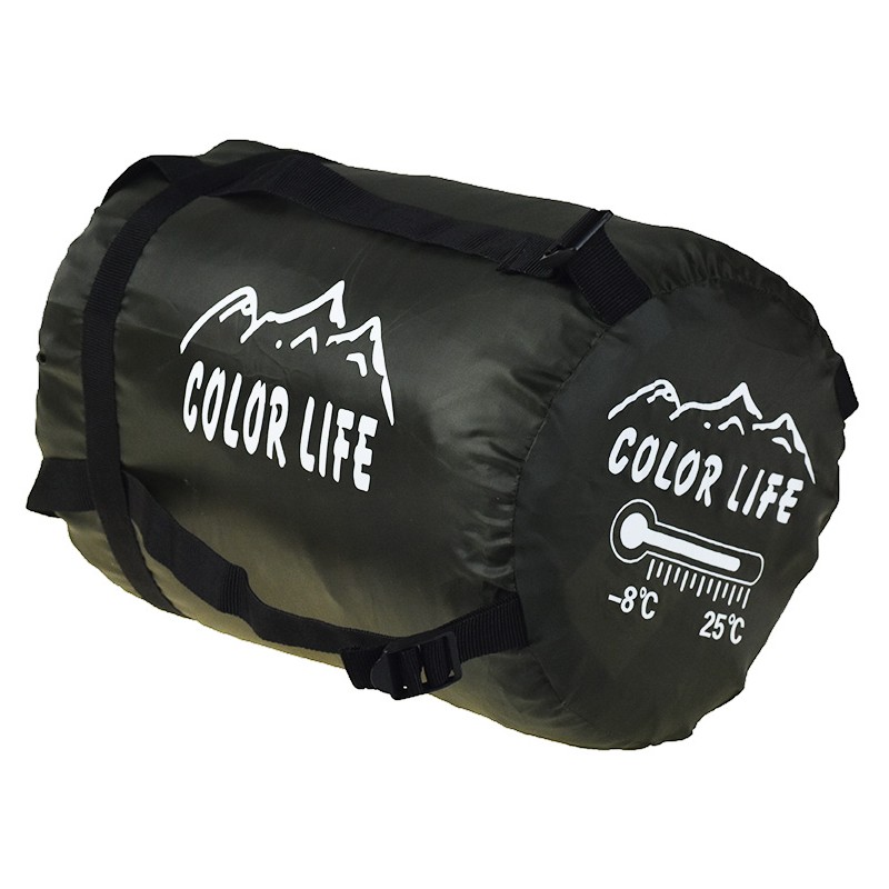 Colorlife Θήκη 43x20 cm για Υπνόσακο green