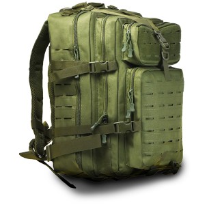 Commander by colorlife US Laser Cut Assault Backpack large olive 45lt