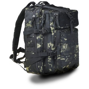 Commander by colorlife US Laser Cut Assault Backpack large camo 45lt