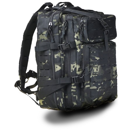 Commander by colorlife US Laser Cut Assault Backpack large camo 45lt