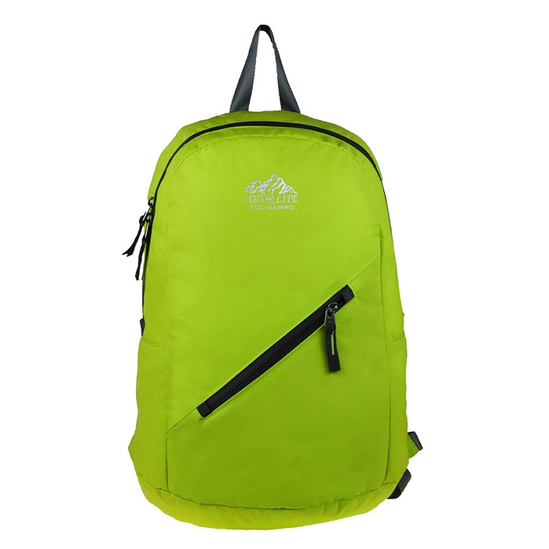 Σάκος πλάτης 42 Χ 29Χ 13cm COLORLIFE ultra light No514 λαχανί
