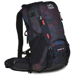 Ορειβατικό σακίδιο πλάτης 55x30x20cm COLORLIFE No 4069-03 red