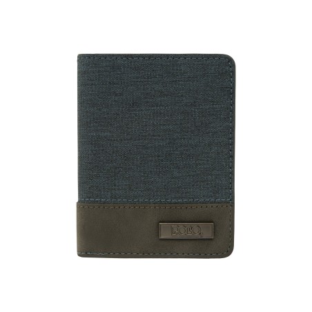 Polo Wallet Classic Vertical Πορτοφόλι Χρώμα Μπλέ
