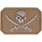 Mil-Tec Σήμα 3D PVC Skull Swords coyote
