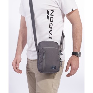 Pentagon Τσαντάκι Ανδρικό Ώμου Kleos 24x16x6cm WOLF GREY