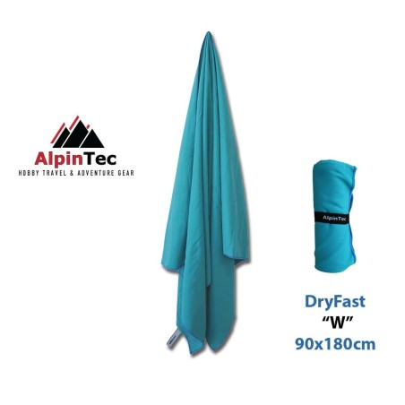 AlpinPro Dryfast Πετσέτα microfiber Dryfast WMS-XXL-TB 180x90εκ (χωρίς θήκη)