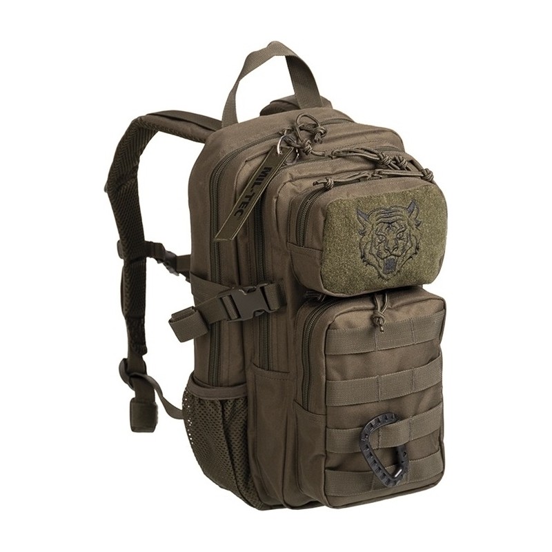Mil-Tec Army Assault Kids Στρατιωτικό Σακίδιο Πλάτης σε Χακί χρώμα 14lt