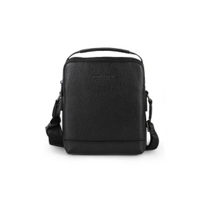 Northampton Polo Club Τσάντα Χειρός Από Γνήσιο Δέρμα Μαύρη