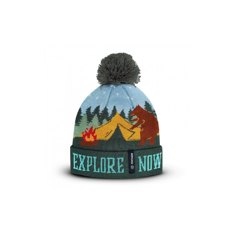 Pentagon Sanctuary Bear Knit Beanie Σκούφος K13060-BE