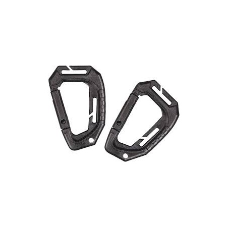 Tactical Carabiner Molle Mil-tec Μαύρο 2τμχ
