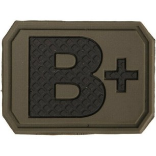 Mil-Tec Patch Ομάδας Αίματος B+ Χακί (16831301)