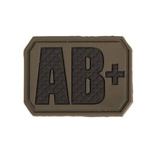 Mil-Tec Patch Ομάδας Αίματος AB+ Χακί (16831501)