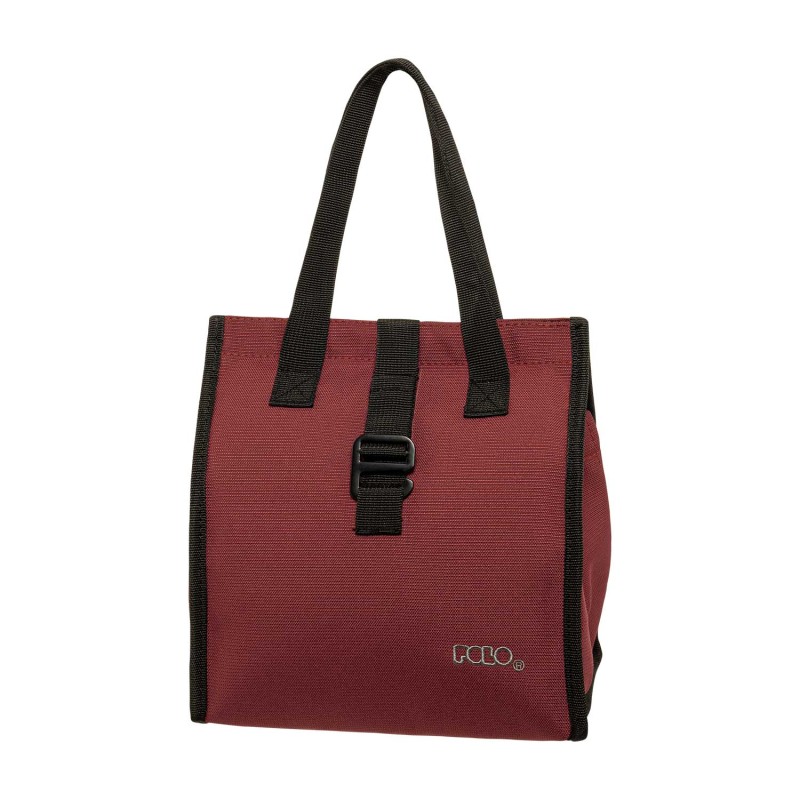 Polo Lunch Box 6lt Τσαντάκι Φαγητού Χειρός Μ22xΠ16xΥ26cm Μπορντό