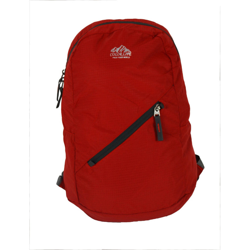 Σάκος πλάτης 42 Χ 29Χ 13cm COLORLIFE ultra light No514 κόκκινο