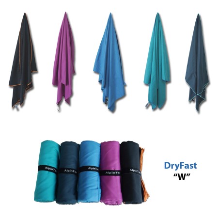 AlpinPro Dryfast Πετσέτα microfiber Dryfast WMS-XXL Pal Ciel 180x90εκ (χωρίς θήκη)