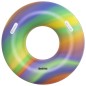 Bestway Rainbow Παιδικό Σωσίβιο Κουλούρα με Χειρολαβές και Διάμετρο 119εκ. 36352