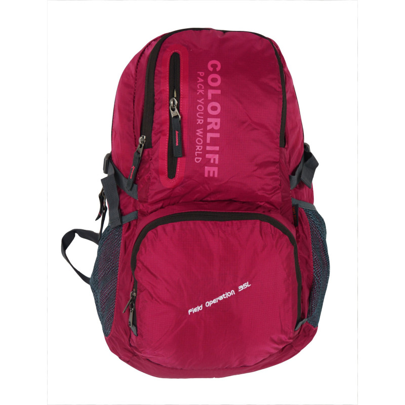 Σάκος πλάτης COLORLIFE ultra light 45 Χ 27Χ 15cm No1554 φούξια