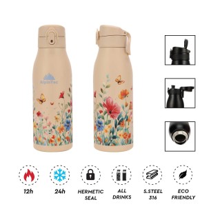 Θερμός Ανοξείδωτο ALPIN TEC FELLOW 2 Print 600ML flowers