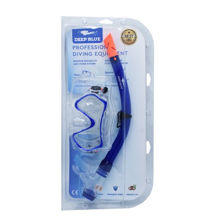 Εφηβική Μάσκα Θαλάσσης Σιλικόνης DEEP BLUE Μ162-SN59