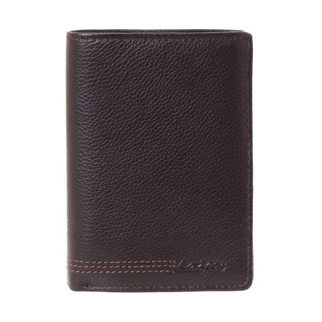 Lavor 1-3821 Δερμάτινο Ανδρικό Πορτοφόλι με RFID dark brown