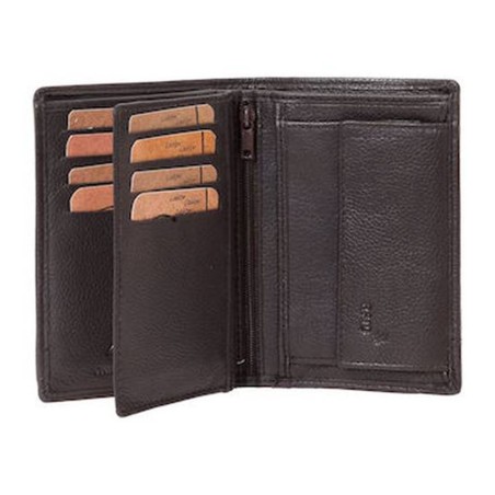 Lavor 1-3821 Δερμάτινο Ανδρικό Πορτοφόλι με RFID dark brown