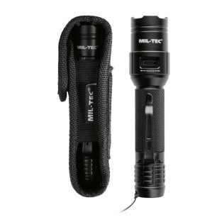 Mil-Tec Tactical flashlight Mini Recharge 450 lm Black