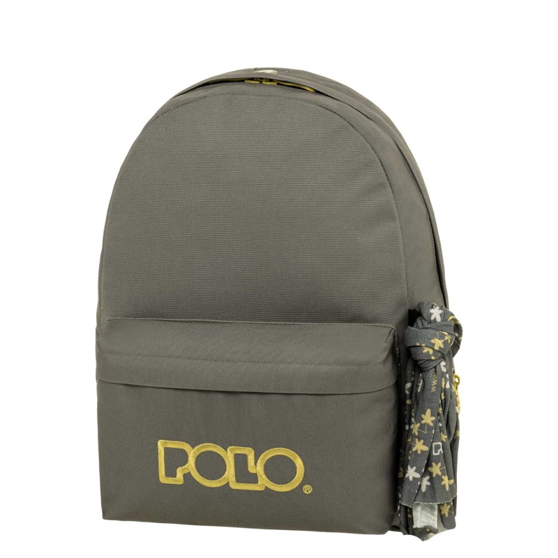 Polo Original Scarf Σχολική Τσάντα Πλάτης Γυμνασίου - Λυκείου Μ31 x Π18 x Υ40εκ