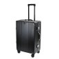7955-01 25'' Colorlife Βαλίτσα Μεσαία 25" alu framed με κλειδαριές μάυρη