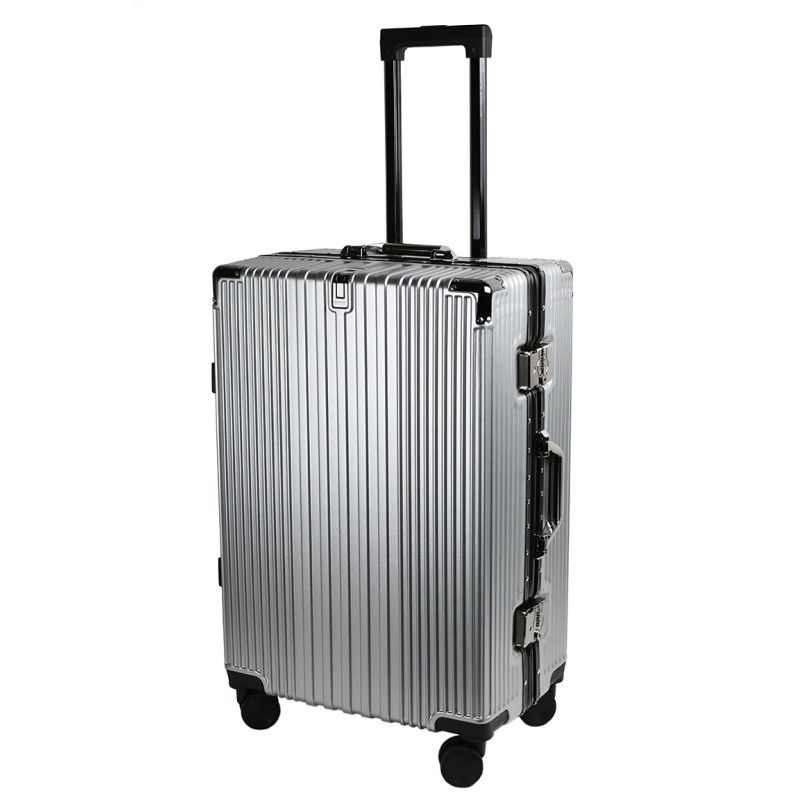7955-03 25'' Colorlife Βαλίτσα Μεσαία 25" alu framed με κλειδαριές ανοιχτό γκρι 7955-03 25'' Colorlife Βαλίτσα Μεσαία 25" alu framed με κλειδαριές ανοιχτό γκρι