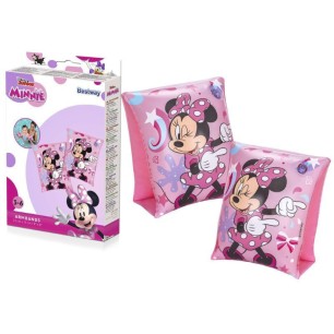 Bestway Μπρατσάκια Κολύμβησης από Βινύλιο 3-6 ετών Minnie Ροζ