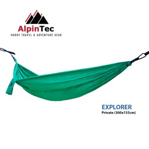 ALPIN TEC Αιώρα μονή Parachute EXPLORER (PRIVATE) 300x155cm GREEN