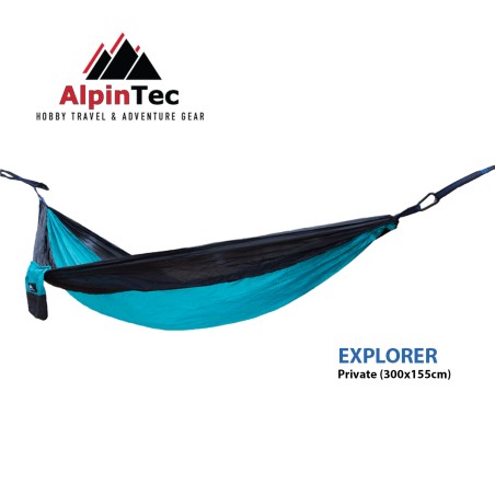 ALPIN TEC Αιώρα μονή Parachute EXPLORER (PRIVATE) 300x155cm lake/blacl