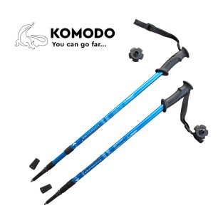 Μπατόν πεζοπορίας τηλεσκοπικά ALPINTEC KOMODO ΣΕΤ 2 ΤΕΜΑΧΙΩΝ