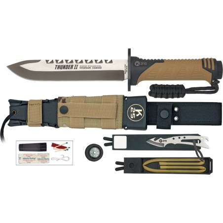 ΜΑΧΑΙΡΙ K25, Tactical Knife, THUNDER II, COYOTE, ENERGY, 32133