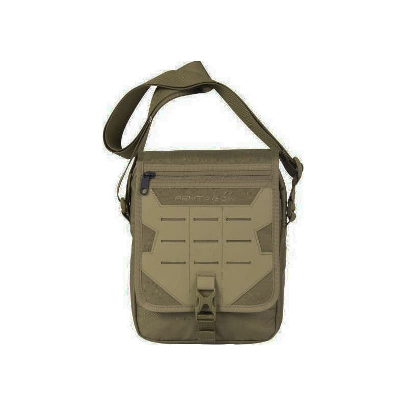 Pentagon Messenger Τσαντάκι Ανδρικό Ώμου 25x19x6cm  Coyote