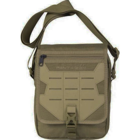 Τσαντάκι ανδρικό ώμου 25x19x6cm  PENTAGON MESSEGER coyote